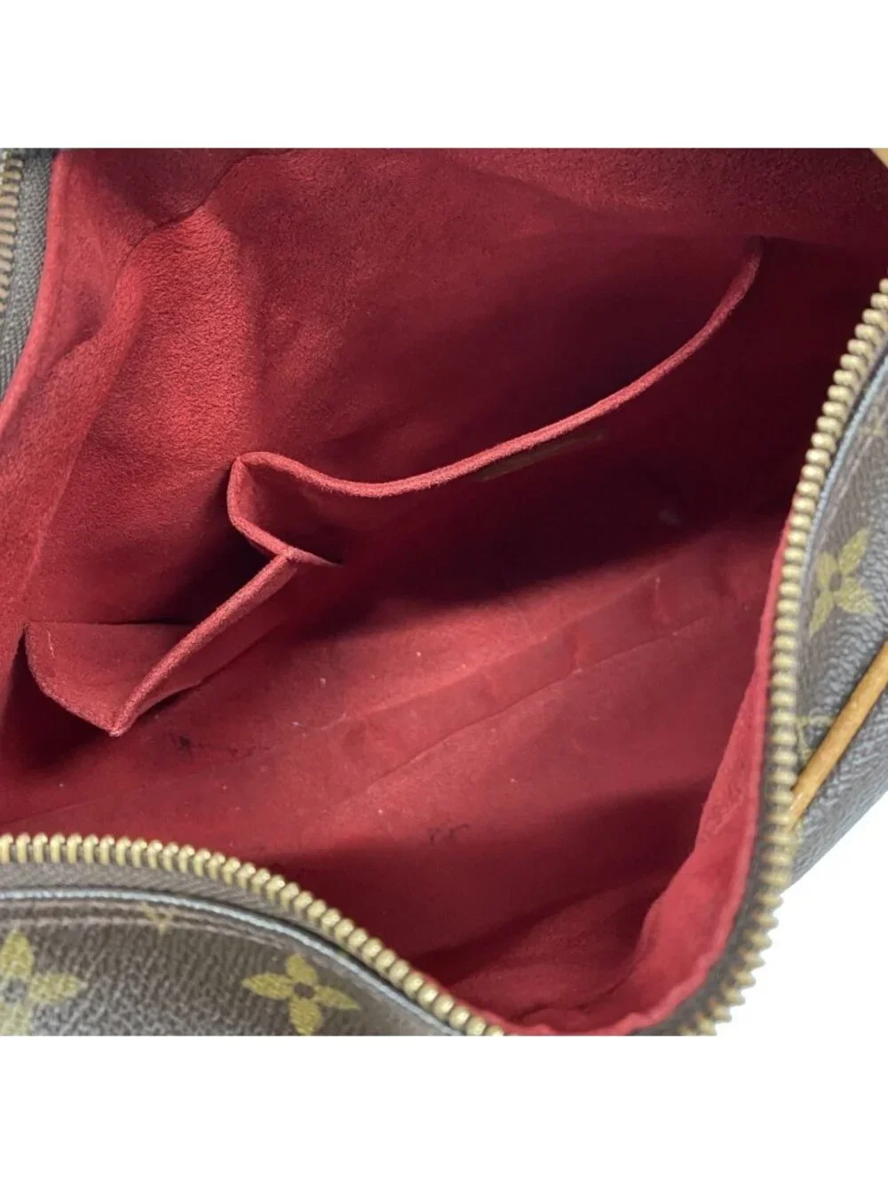 Louis Vuitton Shoulder Bag Monogram Croissant GM Brown